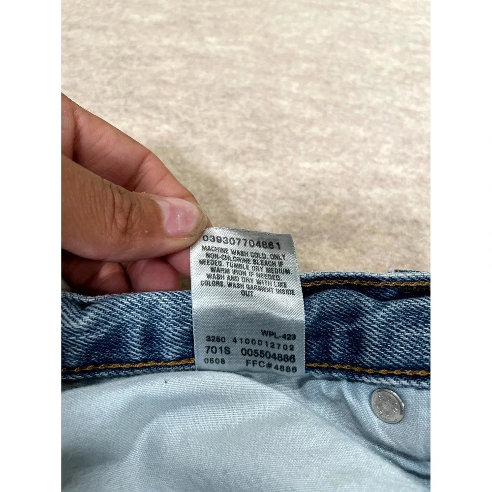 Levi's 550 Authentic Relaxed Fit Jeans Mens 34x30 Blue Denim Cotton‎ Casual Wear